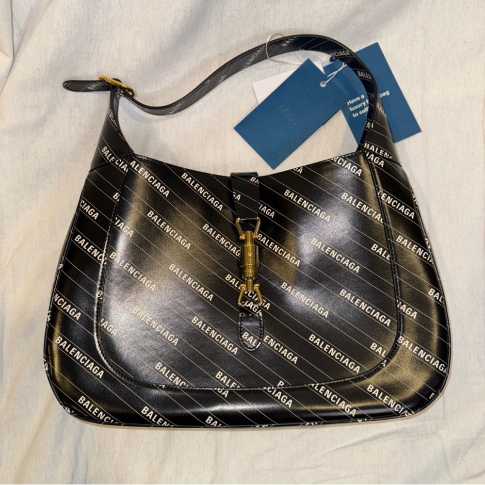 Gucci x Balenciaga Leather Medium Jackie 1961 Hobo - Picture 3 of 12